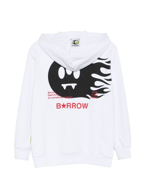 Felpa unisex Barrow Kids bianca con zip BARROW KIDS | JUZH092002